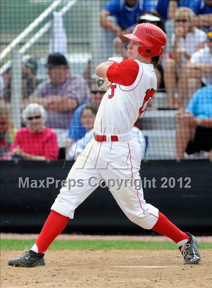 Thumbnail 1 in Regis Jesuit vs. Dakota Ridge (2012 Class 5A State Baseball Tournament) photogallery.