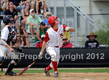 Thumbnail 1 in Regis Jesuit vs. Dakota Ridge (2012 Class 5A State Baseball Tournament) photogallery.