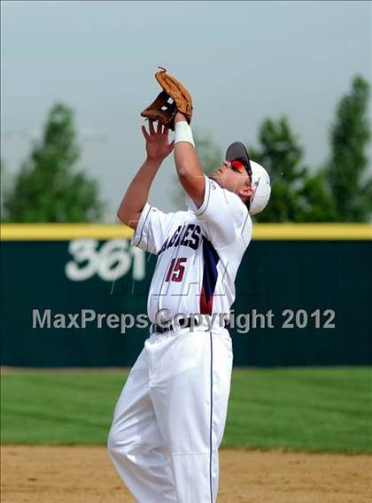 Thumbnail 1 in Regis Jesuit vs. Dakota Ridge (2012 Class 5A State Baseball Tournament) photogallery.