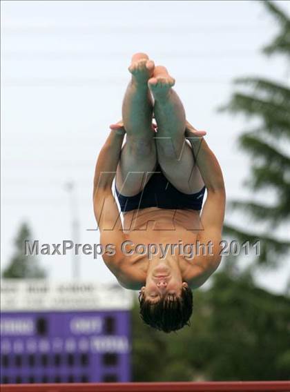 Thumbnail 2 in CIF SJS Boys JV Diving Finals photogallery.