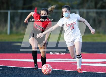 Thumbnail 1 in Castle Rock @ Tenino  (1A District 4 Playoffs) photogallery.