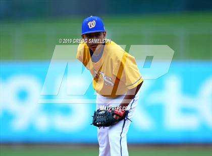 Thumbnail 2 in Capital Christian vs Wood @ Raley Field photogallery.