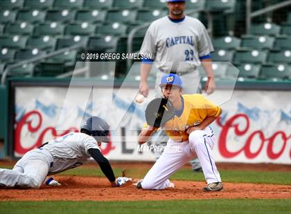 Thumbnail 1 in Capital Christian vs Wood @ Raley Field photogallery.