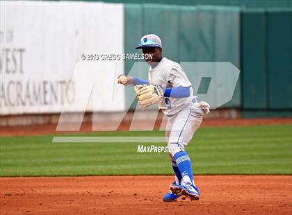 Thumbnail 1 in Capital Christian vs Wood @ Raley Field photogallery.