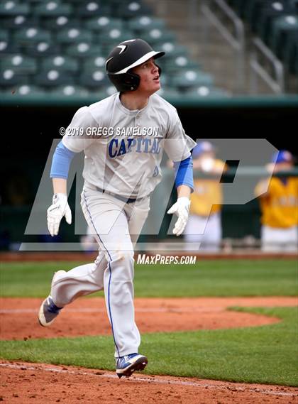 Thumbnail 3 in Capital Christian vs Wood @ Raley Field photogallery.