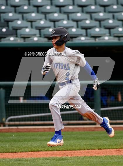 Thumbnail 1 in Capital Christian vs Wood @ Raley Field photogallery.