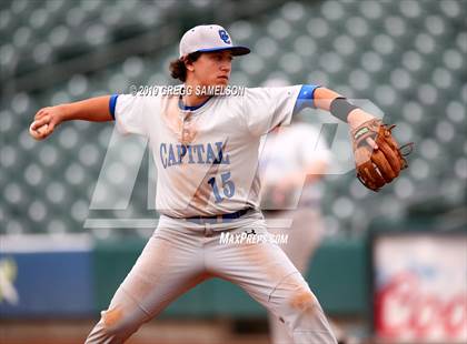 Thumbnail 1 in Capital Christian vs Wood @ Raley Field photogallery.