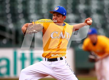 Thumbnail 2 in Capital Christian vs Wood @ Raley Field photogallery.