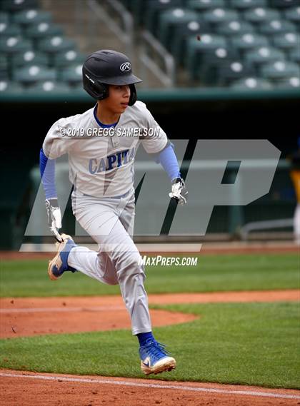 Thumbnail 1 in Capital Christian vs Wood @ Raley Field photogallery.