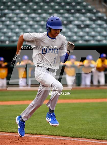 Thumbnail 1 in Capital Christian vs Wood @ Raley Field photogallery.