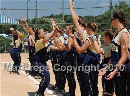 Thumbnail 3 in T.C. Roberson vs Harnett Central (NCHSAA 4A Consolation Final) photogallery.