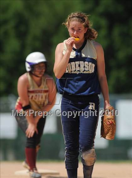 Thumbnail 2 in T.C. Roberson vs Harnett Central (NCHSAA 4A Consolation Final) photogallery.