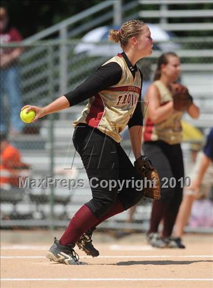Thumbnail 2 in T.C. Roberson vs Harnett Central (NCHSAA 4A Consolation Final) photogallery.