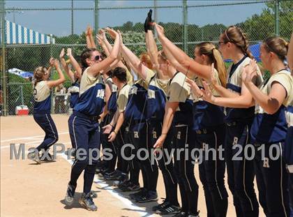 Thumbnail 3 in T.C. Roberson vs Harnett Central (NCHSAA 4A Consolation Final) photogallery.
