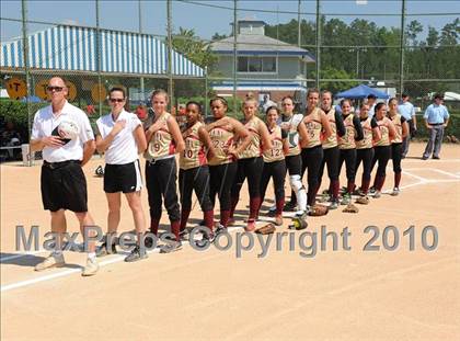Thumbnail 3 in T.C. Roberson vs Harnett Central (NCHSAA 4A Consolation Final) photogallery.