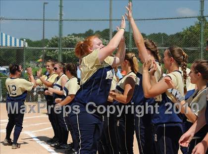 Thumbnail 2 in T.C. Roberson vs Harnett Central (NCHSAA 4A Consolation Final) photogallery.