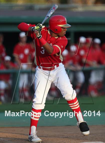 Thumbnail 2 in Woodrow Wilson vs Orange Lutheran (CIF Round 2 Playoff) photogallery.