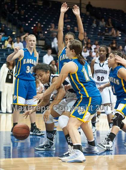 Thumbnail 2 in Christian Life Academy vs Horizon (CIF SDS D5 Final) photogallery.