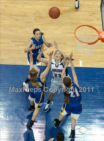 Thumbnail 2 in Christian Life Academy vs Horizon (CIF SDS D5 Final) photogallery.