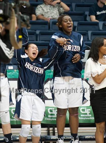 Thumbnail 1 in Christian Life Academy vs Horizon (CIF SDS D5 Final) photogallery.