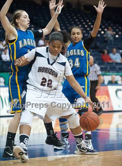Thumbnail 3 in Christian Life Academy vs Horizon (CIF SDS D5 Final) photogallery.