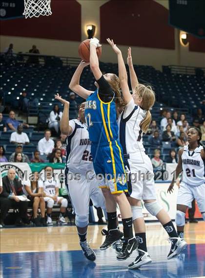 Thumbnail 3 in Christian Life Academy vs Horizon (CIF SDS D5 Final) photogallery.