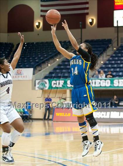 Thumbnail 2 in Christian Life Academy vs Horizon (CIF SDS D5 Final) photogallery.