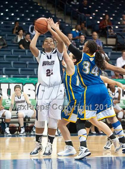 Thumbnail 2 in Christian Life Academy vs Horizon (CIF SDS D5 Final) photogallery.