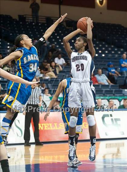 Thumbnail 2 in Christian Life Academy vs Horizon (CIF SDS D5 Final) photogallery.