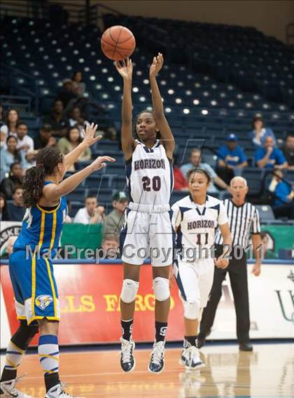 Thumbnail 2 in Christian Life Academy vs Horizon (CIF SDS D5 Final) photogallery.