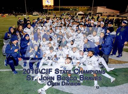 Thumbnail 1 in De La Salle vs. St. John Bosco (CIF State Open Division Final) photogallery.