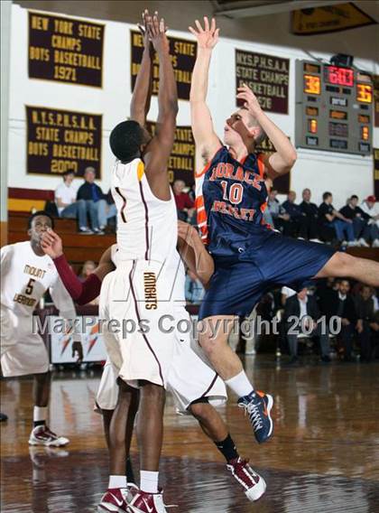 Thumbnail 2 in Horace Greeley vs Mt. Vernon (Section 1 AA Quarterfinal) photogallery.