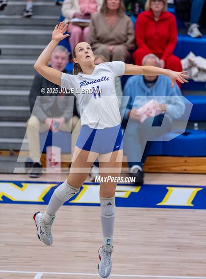 Thumbnail 3 in Roncalli vs. Cathedral (IHSAA 3A Regional Championship) photogallery.