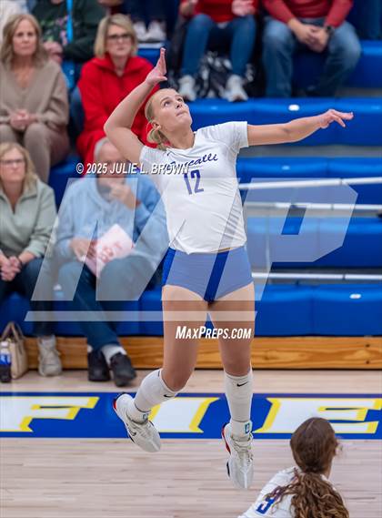 Thumbnail 2 in Roncalli vs. Cathedral (IHSAA 3A Regional Championship) photogallery.