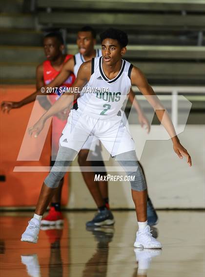 Thumbnail 3 in George Washington Prep vs Dorsey (77th Annual Beverly Hills Tournament)  photogallery.