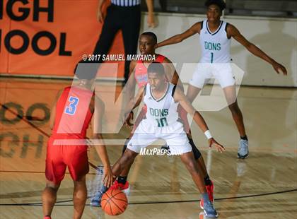 Thumbnail 3 in George Washington Prep vs Dorsey (77th Annual Beverly Hills Tournament)  photogallery.