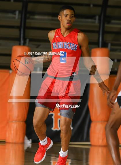 Thumbnail 3 in George Washington Prep vs Dorsey (77th Annual Beverly Hills Tournament)  photogallery.