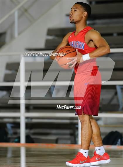 Thumbnail 2 in George Washington Prep vs Dorsey (77th Annual Beverly Hills Tournament)  photogallery.