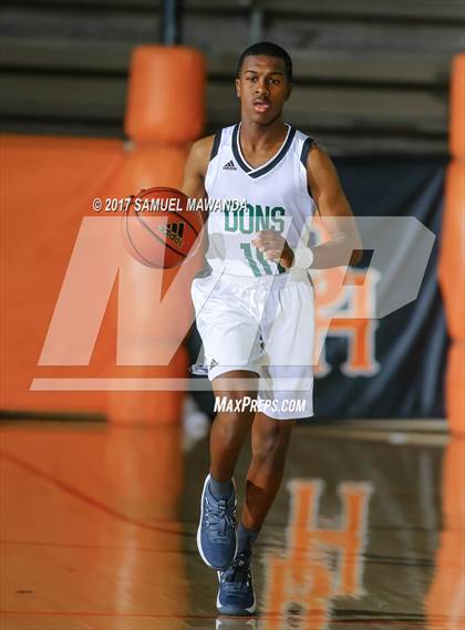 Thumbnail 2 in George Washington Prep vs Dorsey (77th Annual Beverly Hills Tournament)  photogallery.