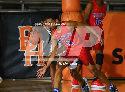Thumbnail 1 in George Washington Prep vs Dorsey (77th Annual Beverly Hills Tournament)  photogallery.
