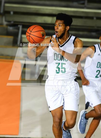 Thumbnail 2 in George Washington Prep vs Dorsey (77th Annual Beverly Hills Tournament)  photogallery.
