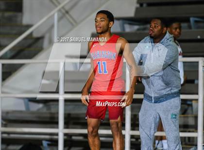 Thumbnail 2 in George Washington Prep vs Dorsey (77th Annual Beverly Hills Tournament)  photogallery.
