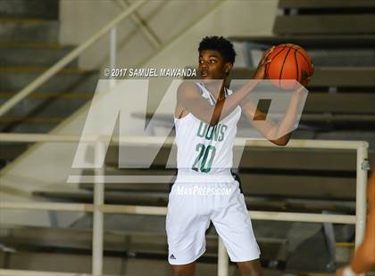 Thumbnail 1 in George Washington Prep vs Dorsey (77th Annual Beverly Hills Tournament)  photogallery.