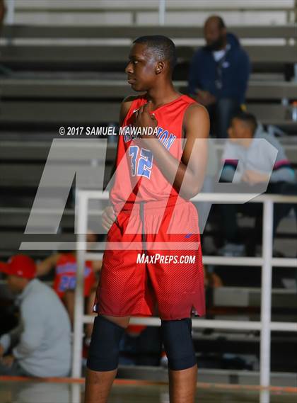 Thumbnail 1 in George Washington Prep vs Dorsey (77th Annual Beverly Hills Tournament)  photogallery.