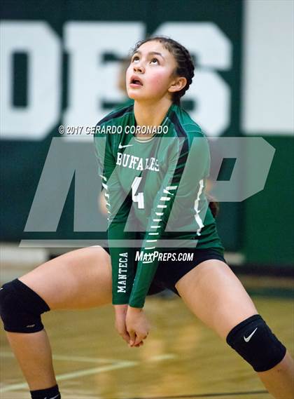Thumbnail 1 in Manteca vs. Placer (CIF SJS D3 Playoff) photogallery.
