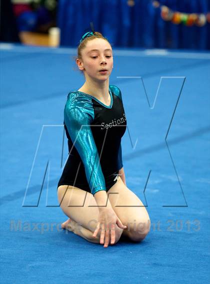 Thumbnail 2 in NYSPHSAA Gymnastics Championships (Floor Routine) photogallery.
