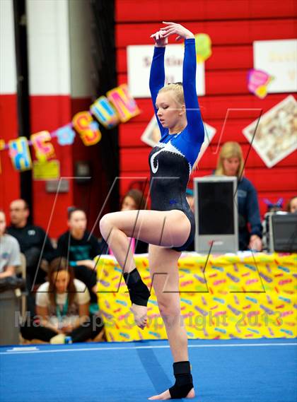 Thumbnail 2 in NYSPHSAA Gymnastics Championships (Floor Routine) photogallery.