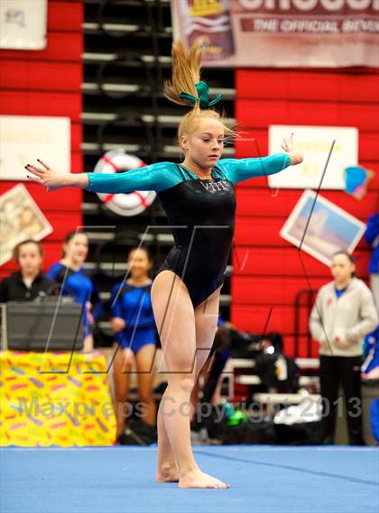 Thumbnail 2 in NYSPHSAA Gymnastics Championships (Floor Routine) photogallery.