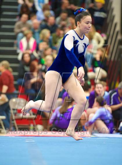 Thumbnail 2 in NYSPHSAA Gymnastics Championships (Floor Routine) photogallery.