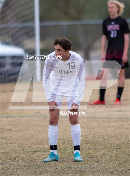 Thumbnail 3 in Gilbert vs Red Mountain (Red Mountain Soccer Showcase)  photogallery.